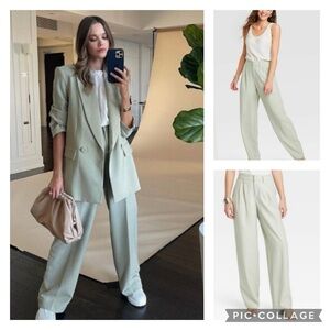 A New Day Women's High-Rise Wide Leg Pleated Front Trousers size small